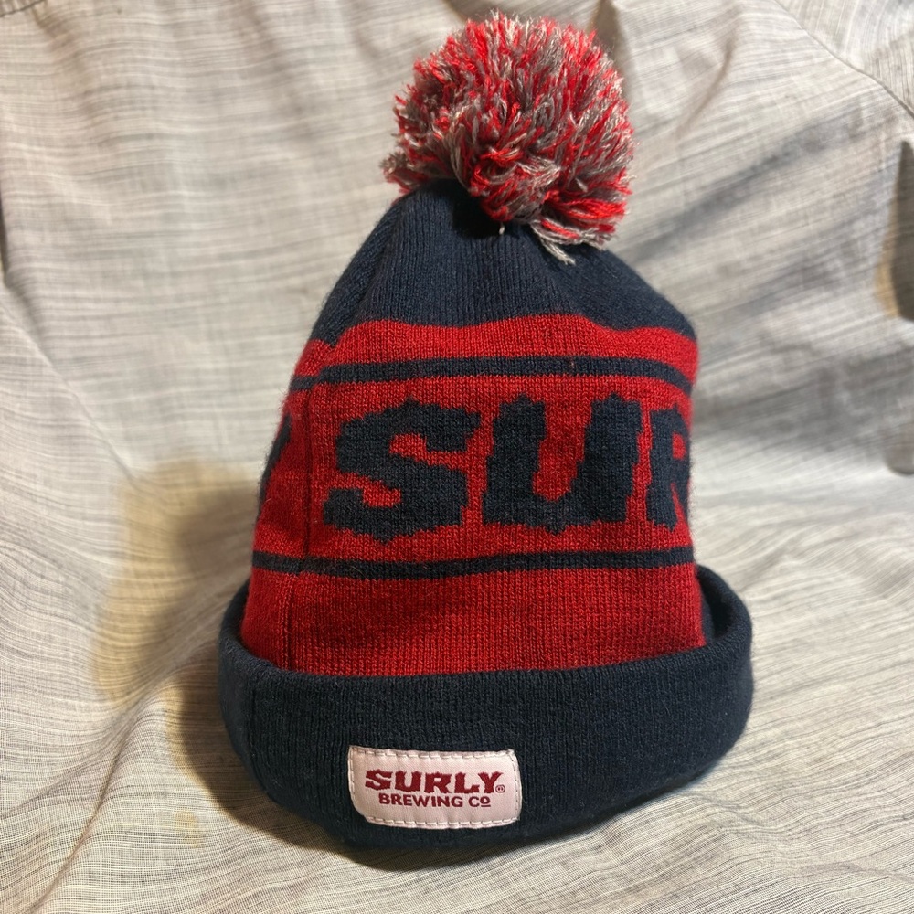 Surly Brewing Co. Red and Blue Beanie